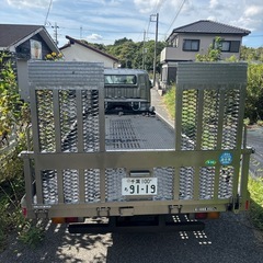 積載車 キャンター 三菱 4M51 6速 キャリアカー レッカー マニ割り デコトラ エルフ ダイナ デュトロの画像
