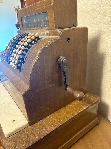 レトロ　木製レジスター