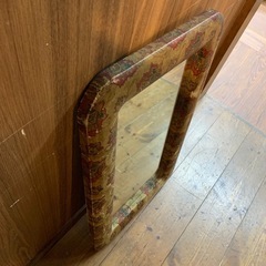 アンティーク調　鏡　スクエア型の画像