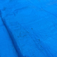ブルーシート　5m×5m 中古　usedの画像
