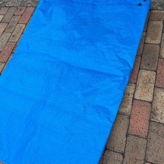 ブルーシート　5m×5m 中古　usedの画像