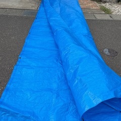 ブルーシート　5m×5m 中古　usedの画像