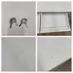 【ジモティー割引で最大15％OFF⭐️】鍵付き オフィスデスク サイドキャビネットの画像