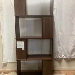 J４８１⭐️ 不二貿易　シェルフ　ブラウンの画像