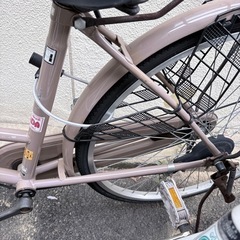 中古自転車現状ひきわたし引渡しの画像