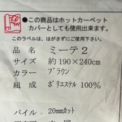 【190×240大きめラグ💕】低反発ラグ🩵はーと🩵の画像