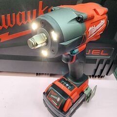 【中古】ミルウォーキー １／２インパクトレンチ745Nm M18FMTIW2F12 バッテリー×1　充電器【ハンズクラフト熊本けやき通り店】【店頭取引限定】の画像