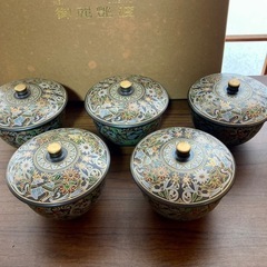 ニューオリエント蓋付茶器揃　KS7-001　急須・湯呑セットの画像