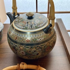 ニューオリエント蓋付茶器揃　KS7-001　急須・湯呑セットの画像