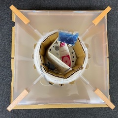 レトロ照明　日立　和風ライト　リングライト　ペンダントライト　点灯確認済み　ジャンク扱い　昭和レトロの画像