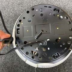 レトロ照明　日立　和風ライト　リングライト　ペンダントライト　点灯確認済み　ジャンク扱い　昭和レトロの画像