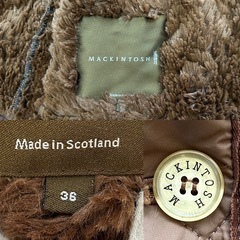 MACKINTOSH LONDON マッキントッシュロンドンキルティングコート ミドル丈コート レディースコート ジャケット アウター 春服 秋服 冬服darkbrownダークブラウン焦げ茶色サイズ36肩幅40袖丈59身幅48着丈65スコットランド製の画像