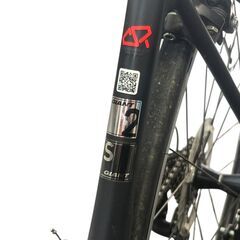 ジャイアント ロードバイク TCR Sサイズ フレーム約460mm 中古 レッド ブラック 自転車の画像