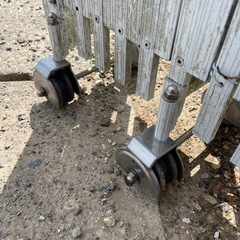 アルミアコーディオン門扉 の画像