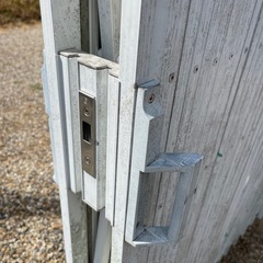 アルミアコーディオン門扉 の画像