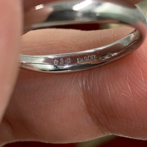 pt900 ダイヤモンドリング　5.4g スターデザイン　約10.5号　0.33ct