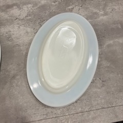 【美品】23.5cmオールドパイレックスオーバルプレートの画像