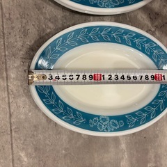 【美品】23.5cmオールドパイレックスオーバルプレートの画像