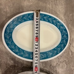【美品】23.5cmオールドパイレックスオーバルプレートの画像