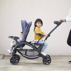 2人乗りベビーカー KATOJI 美品の画像