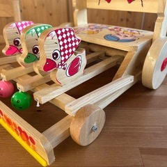 木製　ベビー　ハンドカー　マエカワの画像