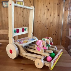木製　ベビー　ハンドカー　マエカワの画像