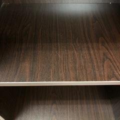 売約済【撮影サンプル品】カラーボックス　カラー:ブラウン　濃い茶色系木目調の画像