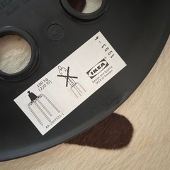 IKEA 丸椅子　パイプ丸椅子　2つセット！の画像