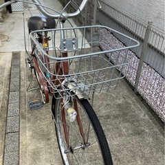受付終了！早い者勝ち！2022年購入の中古自転車／茶色の画像