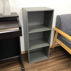 【撮影サンプル品】カラーボックス　カラー:ミックスグレー　1点限りの限定色の画像