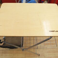 ユニフレーム アウトドア キッチンスタンド 幅125×奥行45×高さ77cm テーブル バーナースタンド キャンプ 札幌市 清田区 平岡の画像