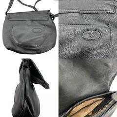 186001 現状品 IBIZA イビサ ショルダーバッグ ブラック レディース [0000000001561]の画像