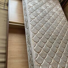 シングルベッド　マットレス付き　在庫2セットの画像