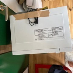 【美品】Panasonic 単機能レンジ NE-FL1A-W｜2023年購入・フラット庫内の画像