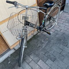 リサイクルショップどりーむ荒田店　No522 自転車　シティサイクル　２７インチ　ギア切り替え付き　LEDオートライト付き♪の画像