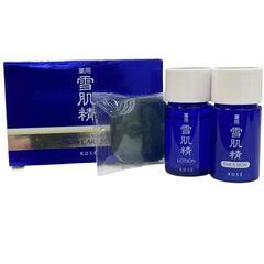 186001 KOSE コーセー 洗顔パウダー 化粧水乳液 石けん ハンドクリーム 6点まとめ売り [0000000001568]の画像
