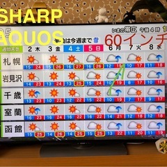 SHARP AQUOS 60型　ネトフリYouTubeボタンあり
   の画像