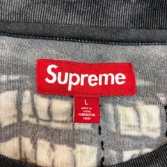 ジャングル割引有★【ジャングルジャングル岸和田店】Supreme Skyline Sequin NIGHT 長袖Tシャツ メンズ Lサイズ ブラック系  南大阪 岸和田市 貝塚市 泉佐野市 和泉市 忠岡町 熊取町の画像