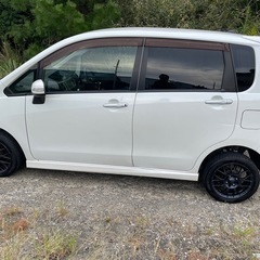 💎ムーヴカスタム　車検付き　アイドリングストップ　パールホワイト💎個人分割可能💎の画像