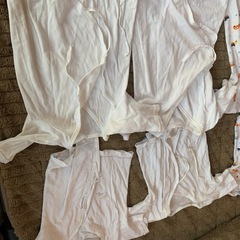 新生児期　サイズ50 短肌着3枚　コンビ肌着5枚　の画像