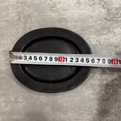 【美品】repas オーバルリムプレート１６ｃｍの画像