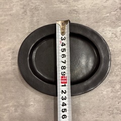 【美品】repas オーバルリムプレート１６ｃｍの画像