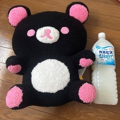 リラックマ　ブラックカラーXL プレミアムピンク
の画像