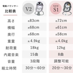 【美品】LARUTAN 電動バウンサー S1の画像