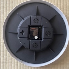 壁掛け時計　白の画像