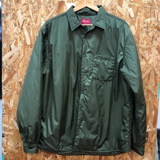 ジモティ割引有★【ジャングルジャングル岸和田店】Supreme ナイロンシャツ メンズ XLサイズ オリーブ 南大阪 岸和田市 貝塚市 泉佐野市 和泉市 忠岡町 熊取町