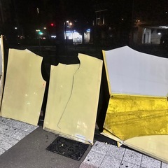 乳白色　看板用塩ビ板の画像