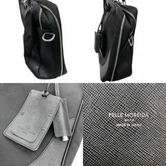 186001 現状品 PELLE MORBIDA ペッレモルビダ ビジネスバッグ ブラック メンズ [0000000001577]の画像