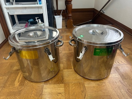 キッチンポット（パッキン寸胴）2台