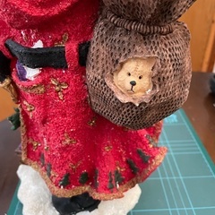 🌲🎅クリスマスオブジェ✨サンタ　陶器飾り物　人形🌲🎅の画像